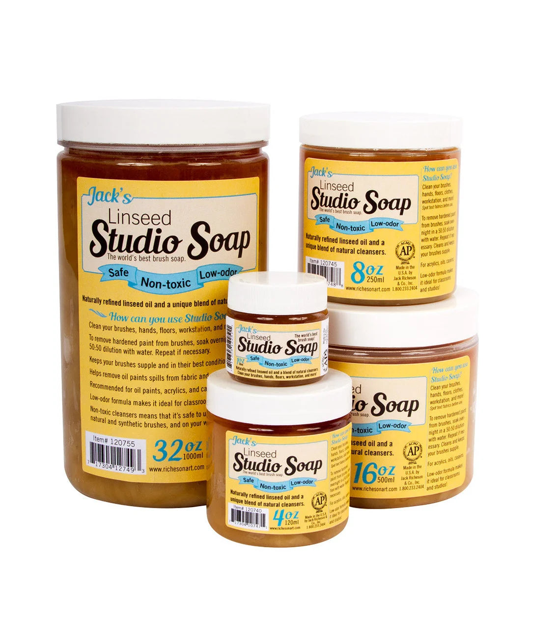Jack's Linseed Studio Soap 4oz