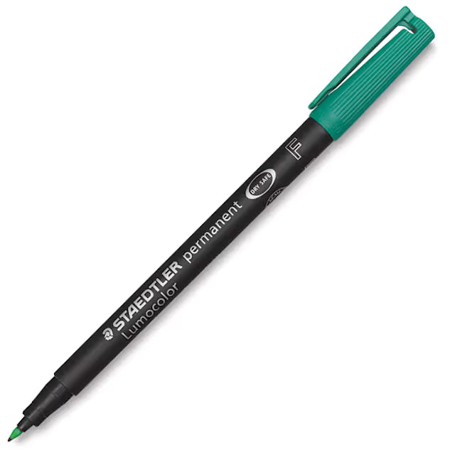 Staedtler Lumocolor Permanent Marker Fine Green