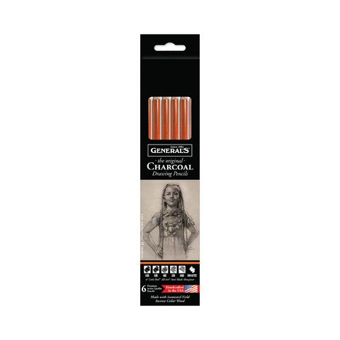General Pencil 7pc Charcoal Pencil Set