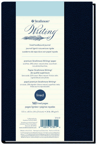 Strathmore Writing Journal Hardbound 5.5x8.5 Lined