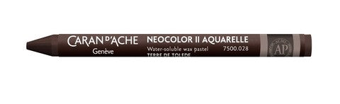 Caran d'Ache Neocolor II Toledo Brown 10-pack
