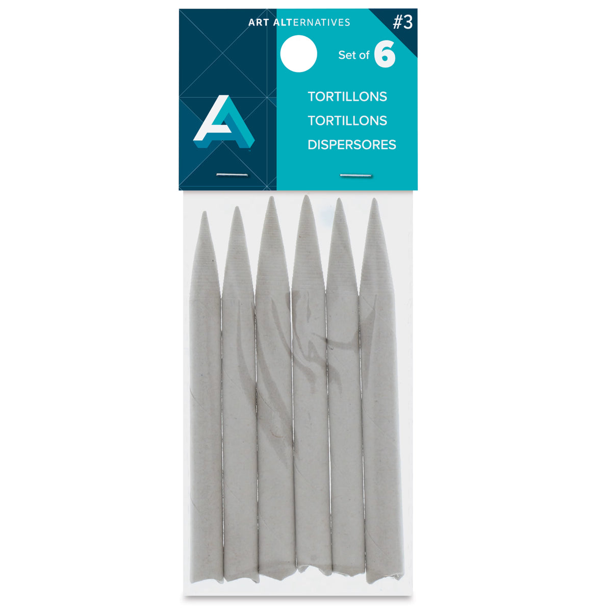 AA Tortillons - Medium - 1/4", 6/Pkg.