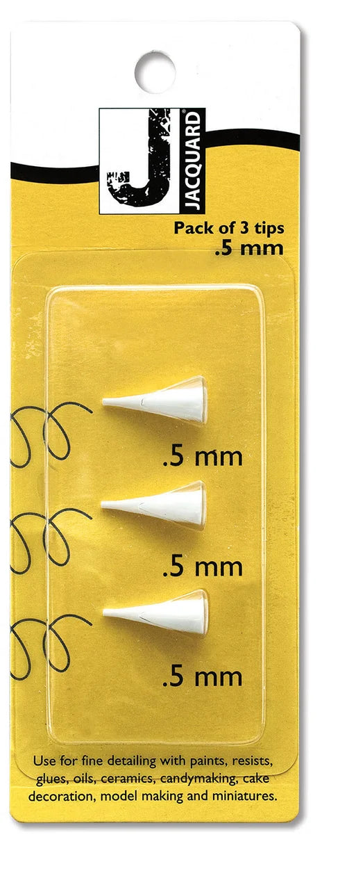 Jacquard Plastic Tips .5mm 3pk