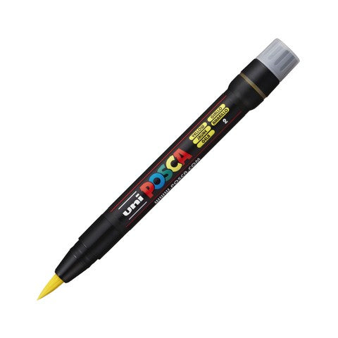 Posca Paint Marker PCF-350 Brush Yellow