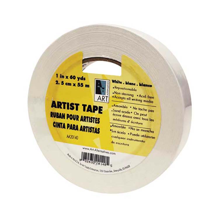 Art Alternatives White Artist Tape .75"x60yd