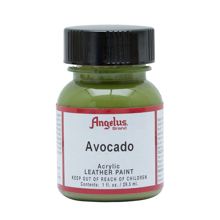 Angelus Leather Paint Avocado 1oz Bottle