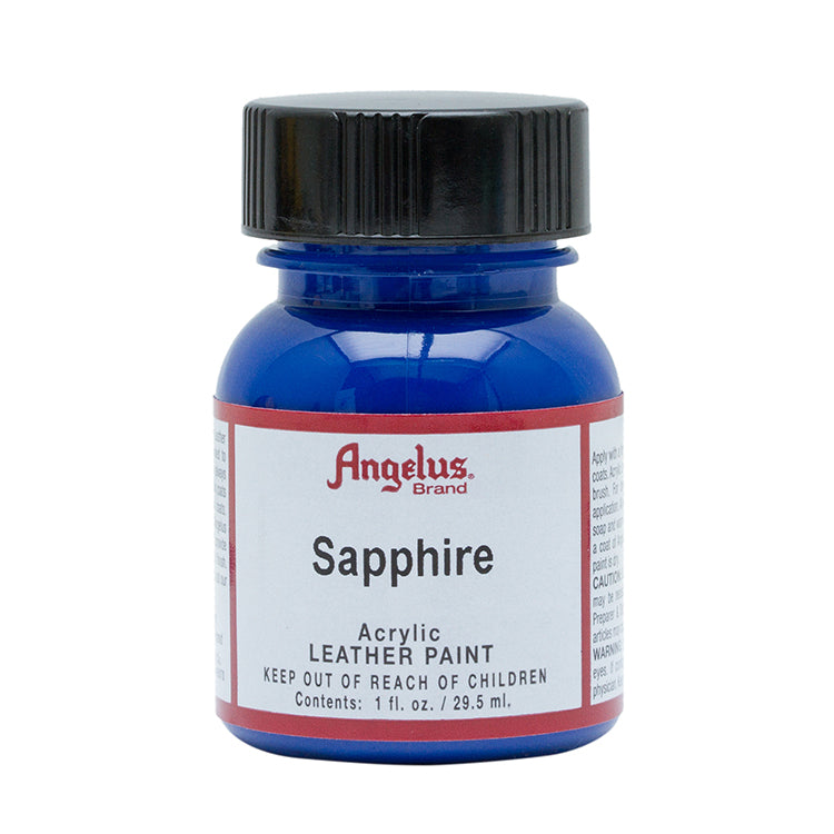 Angelus Leather Paint Sapphire 1oz Bottle