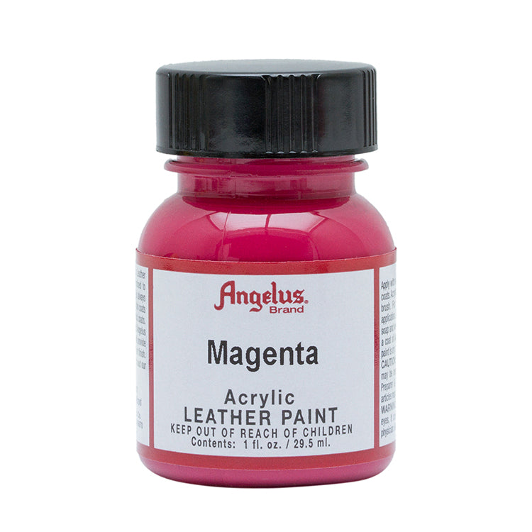 Angelus Leather Paint Magenta 1oz Bottle