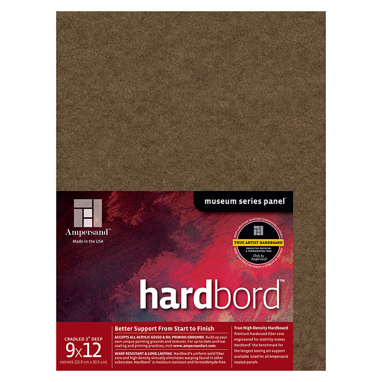 Ampersand Hardbord Panel 9x12 Deep 2"