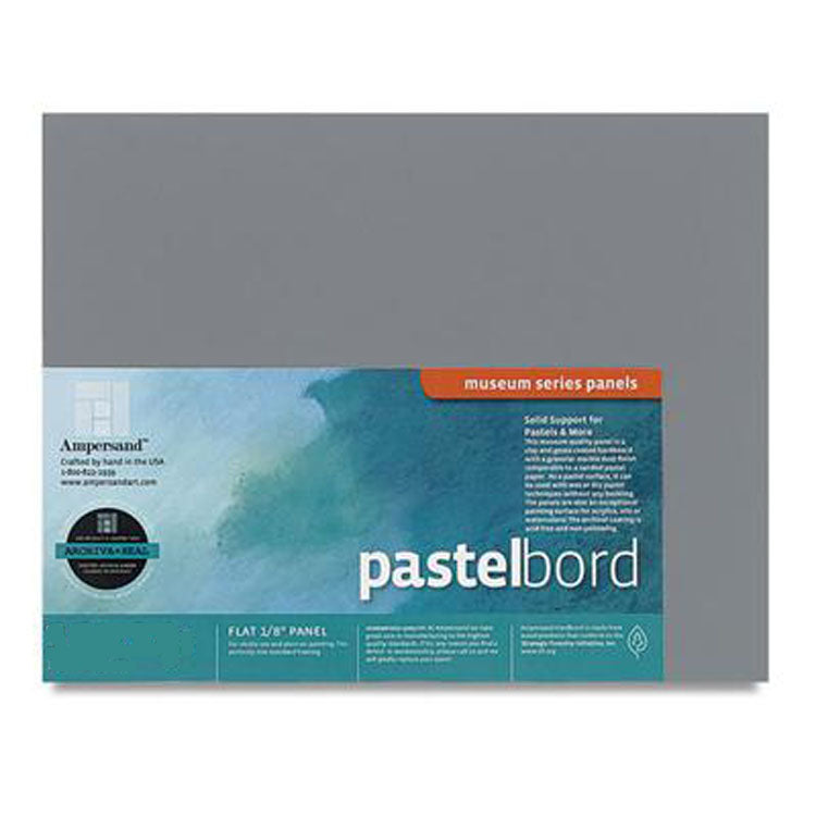 Ampersand Pastelbord Panel 12x16 Gray