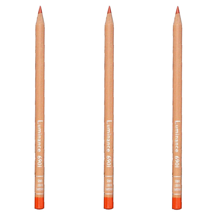 Caran d'Ache Luminance Pencil Russet Box of 3