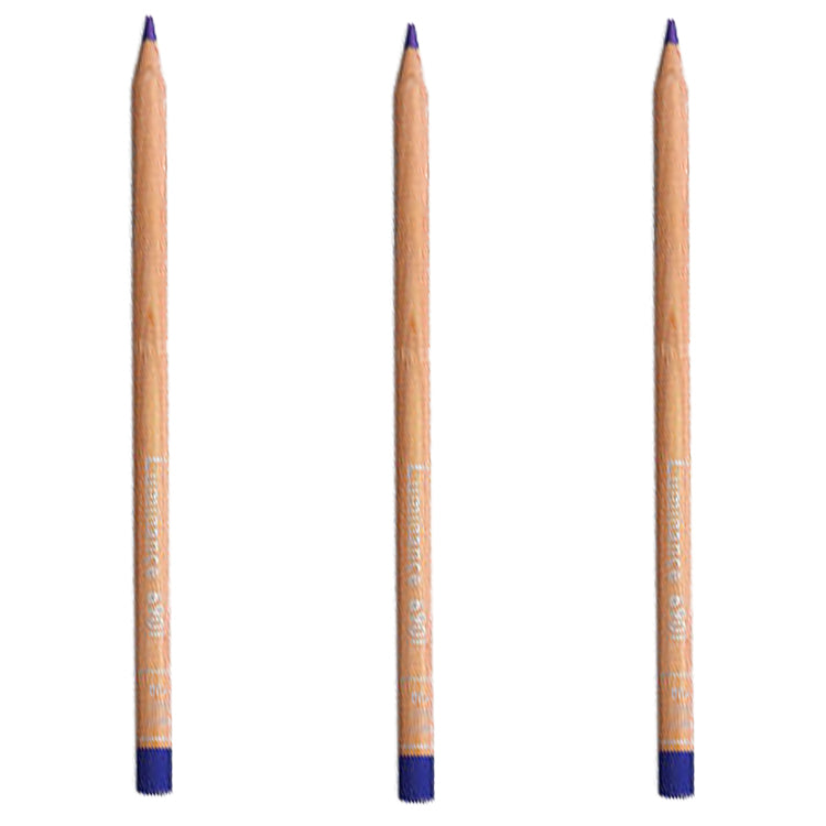 Caran d'Ache Luminance Pencil Violet Box of 3