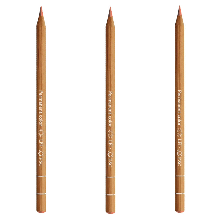Caran d'Ache Luminance Pencil Burnt Ochre 50% Box of 3