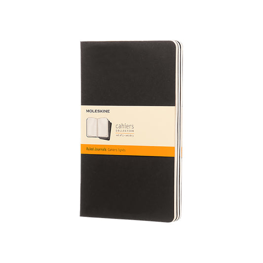 Moleskine Cahier Black Ruled 5x8.25