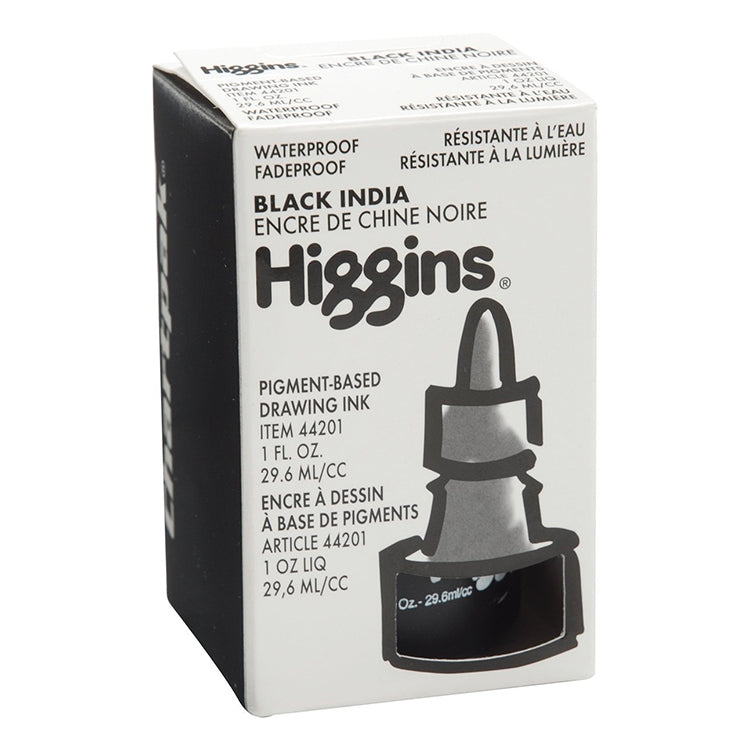Higgins Waterproof Black India Ink 1oz