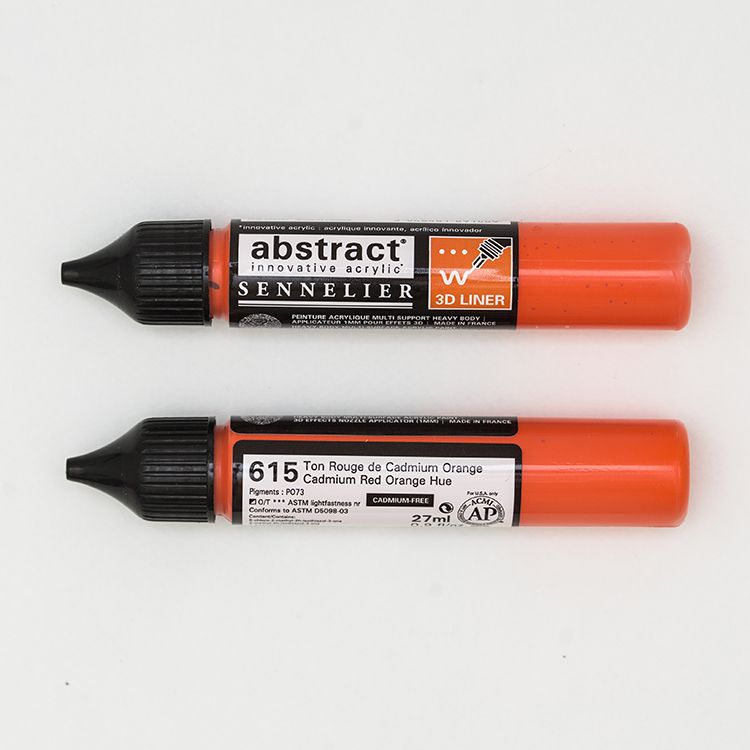Sennelier Abstract Liner 27ml Cadmium Red Orange Hue