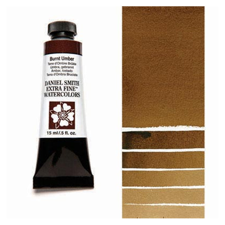 Daniel Smith Extra Fine Watercolor Burnt Umber 15ml