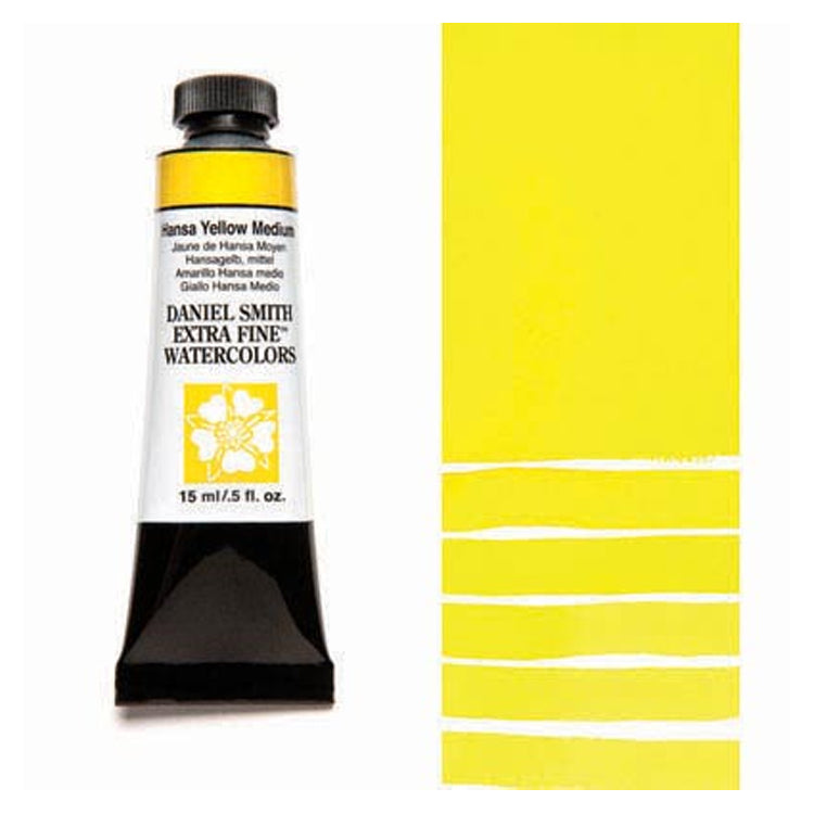 Daniel Smith Extra Fine Watercolor Hansa Yellow Medium 15ml