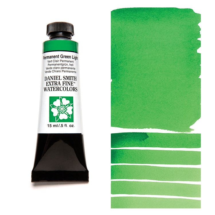 Daniel Smith Extra Fine Watercolor Permanent Green Light 15ml