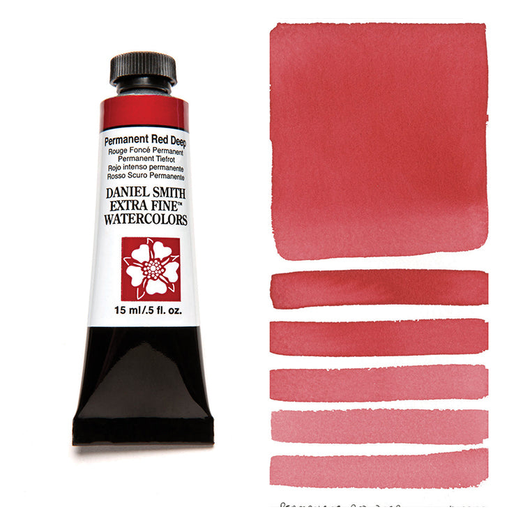 Daniel Smith Extra Fine Watercolor Permanent Red Deep 15ml