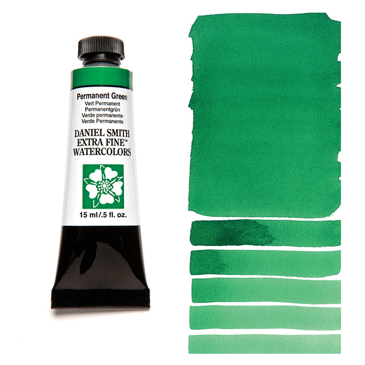 Daniel Smith Extra Fine Watercolor Permanent Green 15ml