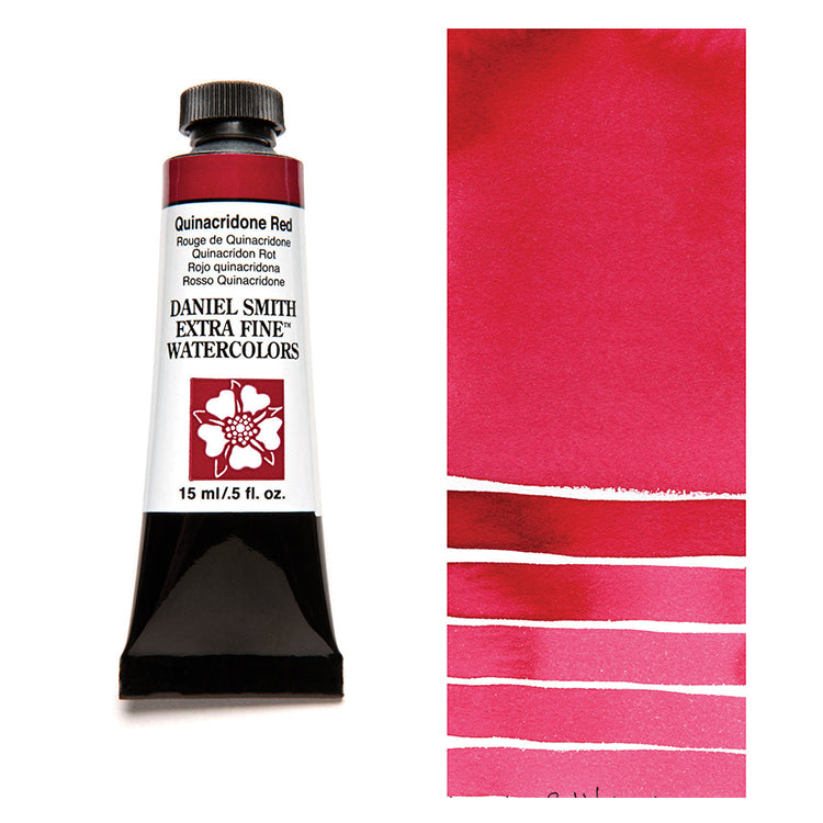 Daniel Smith Extra Fine Watercolor Quinacridone Red 15ml
