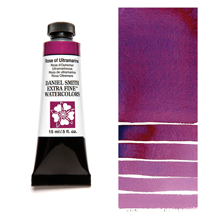 Daniel Smith Extra Fine Watercolor Rose of Ultramarine 15ml