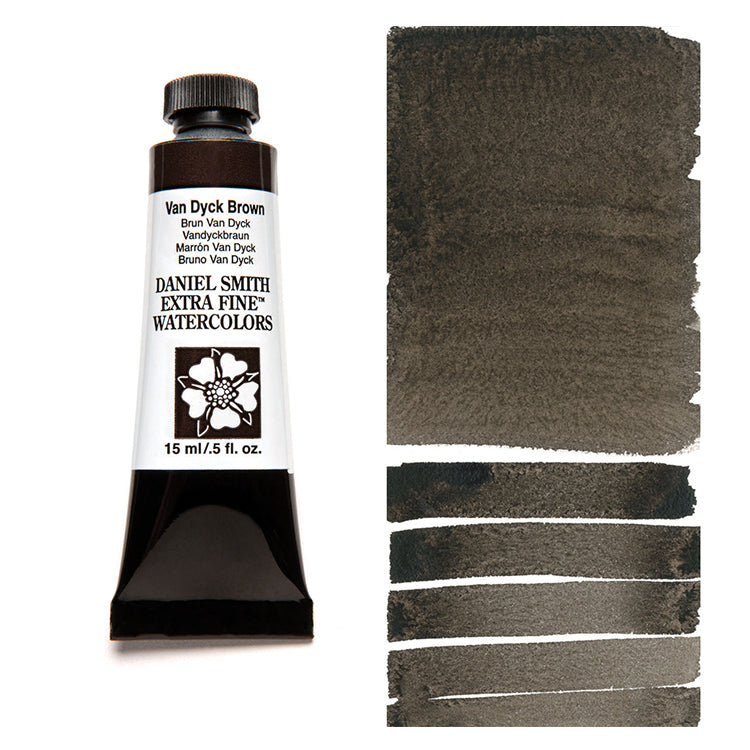 Daniel Smith Extra Fine Watercolor Van Dyke Brown 15ml