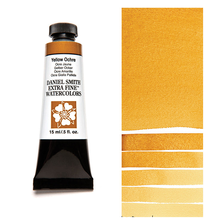 Daniel Smith Extra Fine Watercolor Yellow Ochre 15ml