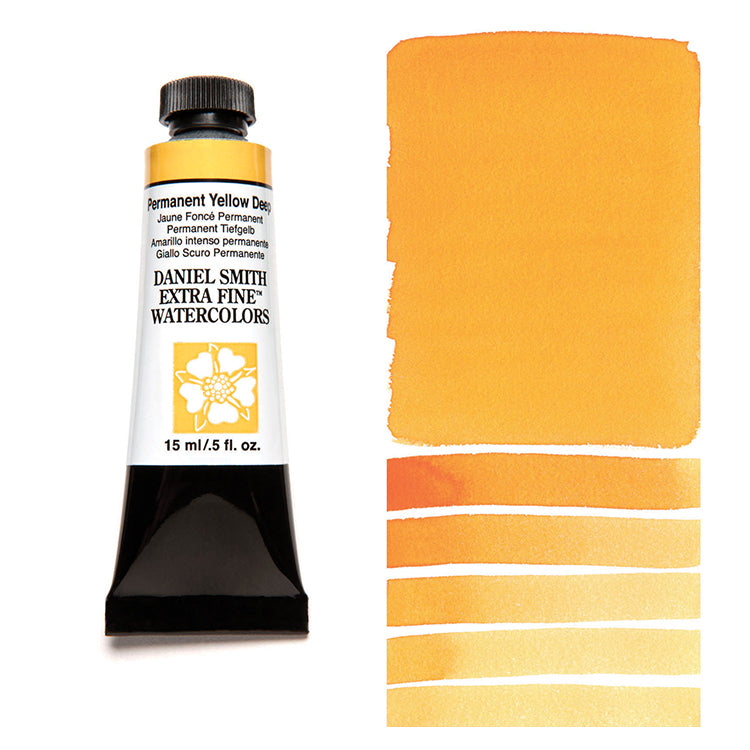Daniel Smith Extra Fine Watercolor Permanent Yellow Deep 15ml
