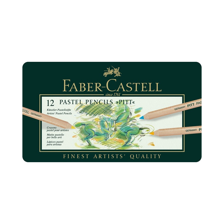 Pitt Pastel Pencil Tin Set of 12