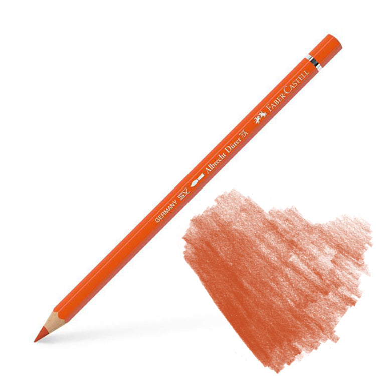 Faber Castell Albrecht Durer Watercolor Pencil 115 Dark Cadmium Orange