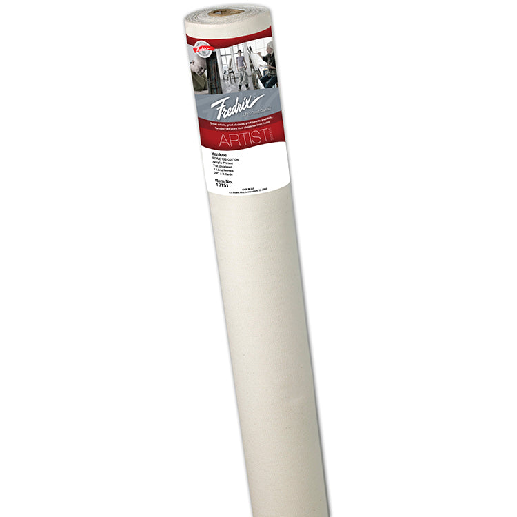 Fredrix Artist Series 122 Yankee 11.5 oz. Primed Cotton Canvas Roll 73in x 12yds