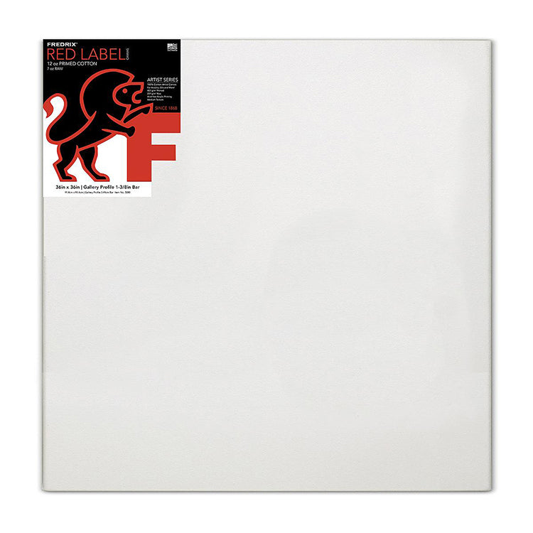 Fredrix Red Label Gallery Wrap Canvas 36x36 3 Pack