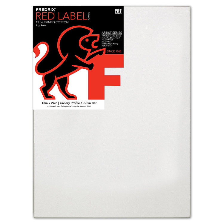 Fredrix Gallery Wrap Canvas 18x24 3 Pack