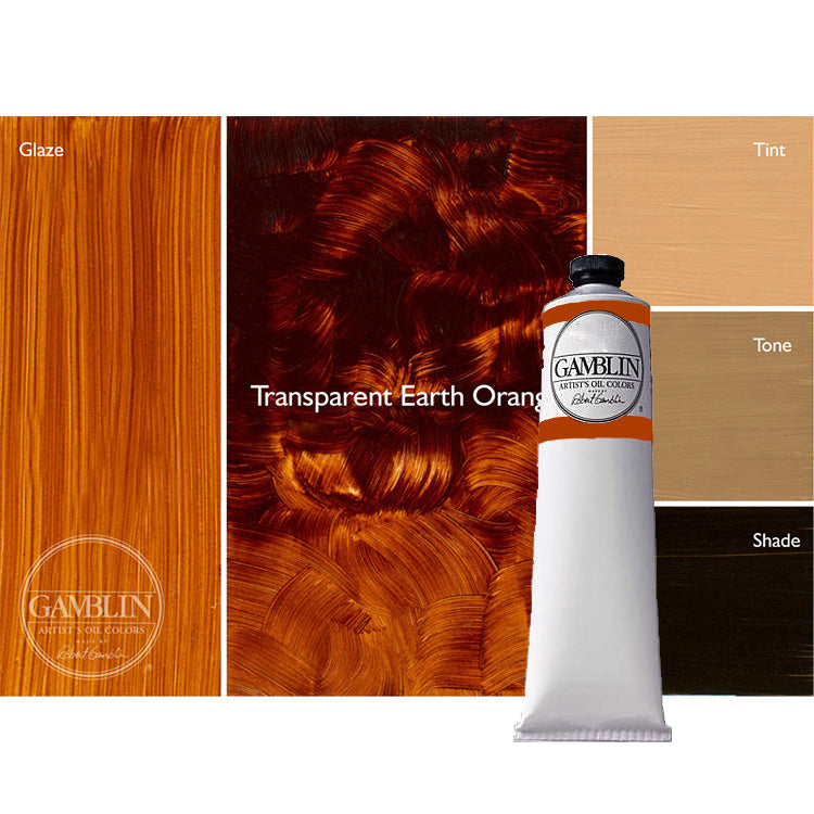Gamblin Artist Oil Color 150ml Transparent Earth Orange