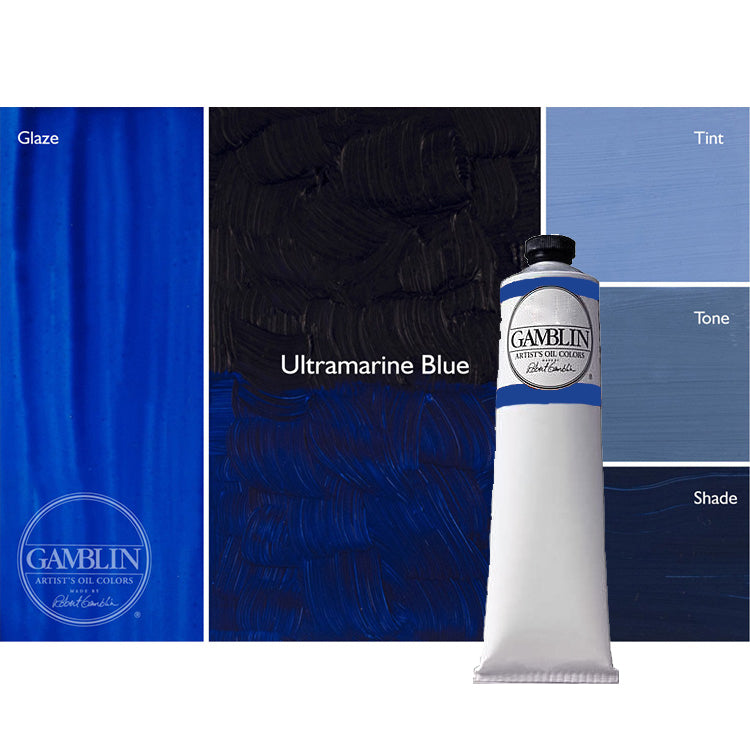 Gamblin Artist Oil Color 150ml Ultramarine Blue
