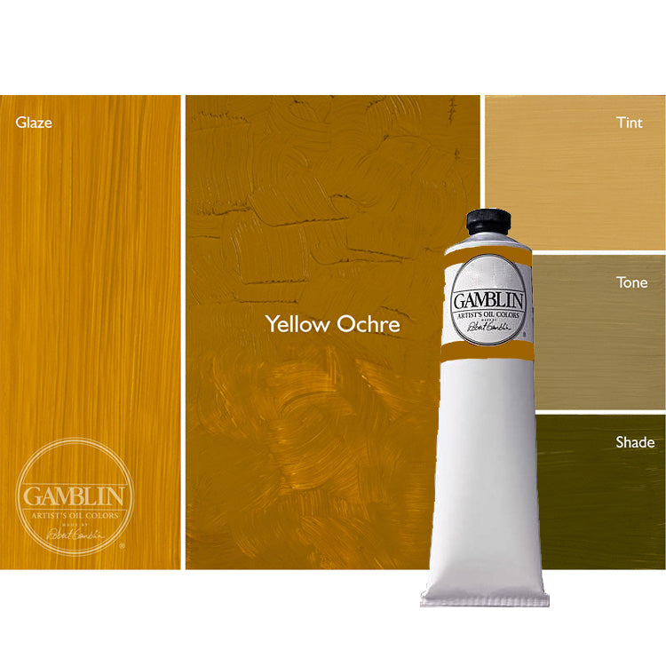Gamblin Artist Oil Color 150ml Yellow Ochre