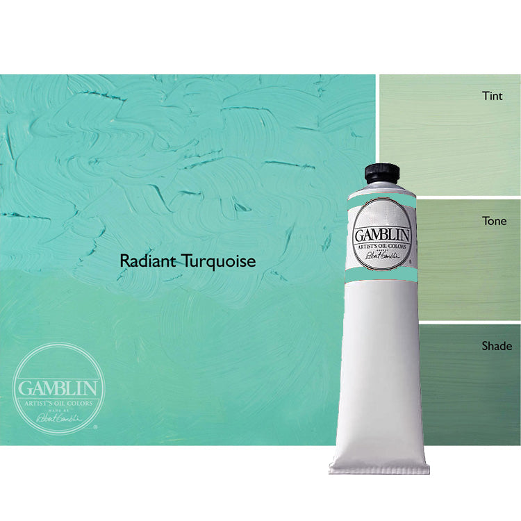 Gamblin Artist Oil Color 150ml Radiant Turquoise