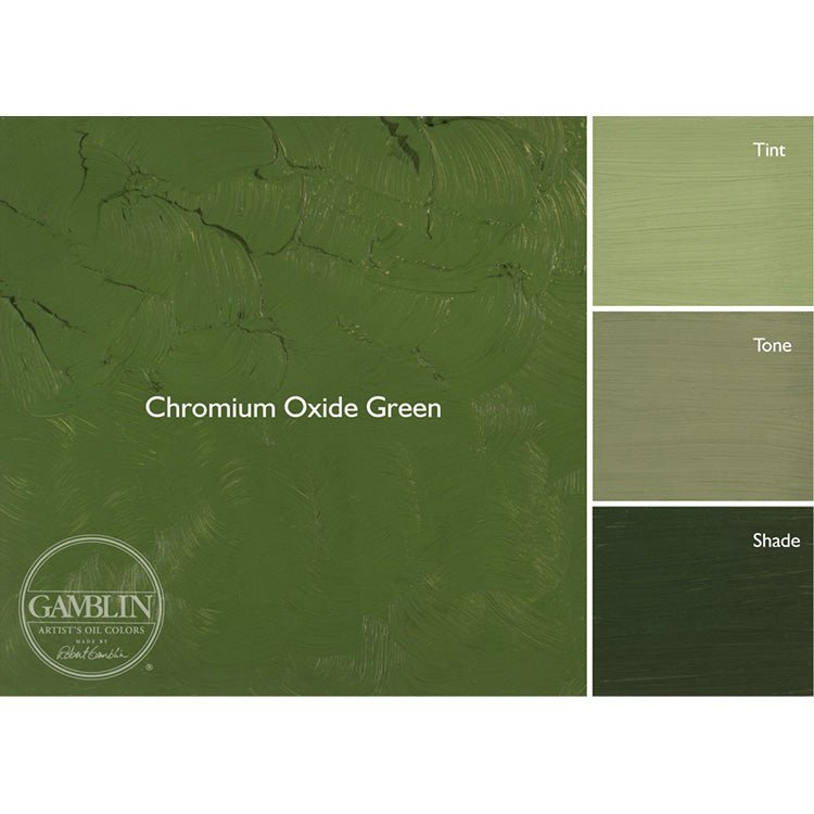 Gamblin 1980 Oil Color 150ml Chromium Oxide Green