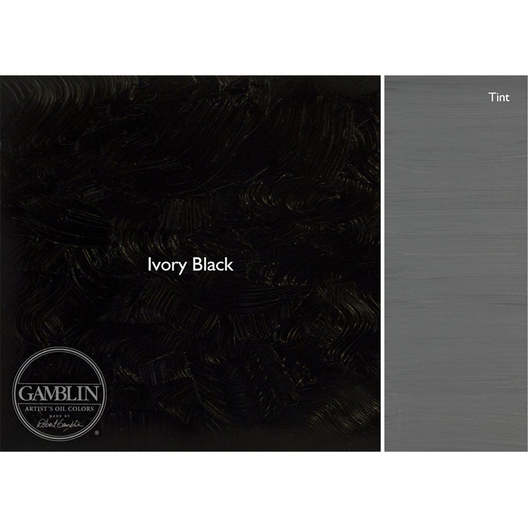Gamblin 1980 Oil Color 150ml Ivory Black
