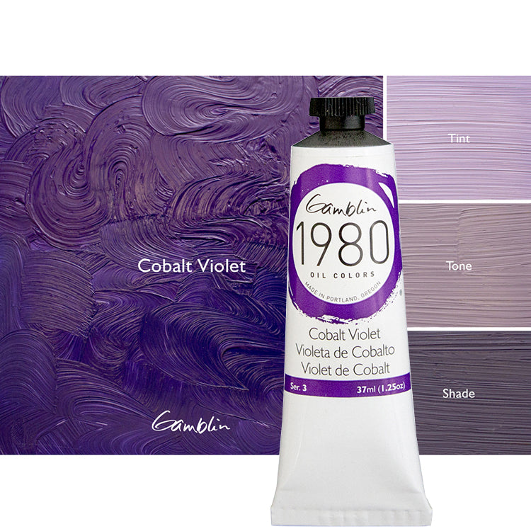 Gamblin 1980 Oil 37Ml Cobalt Violet ⚠️