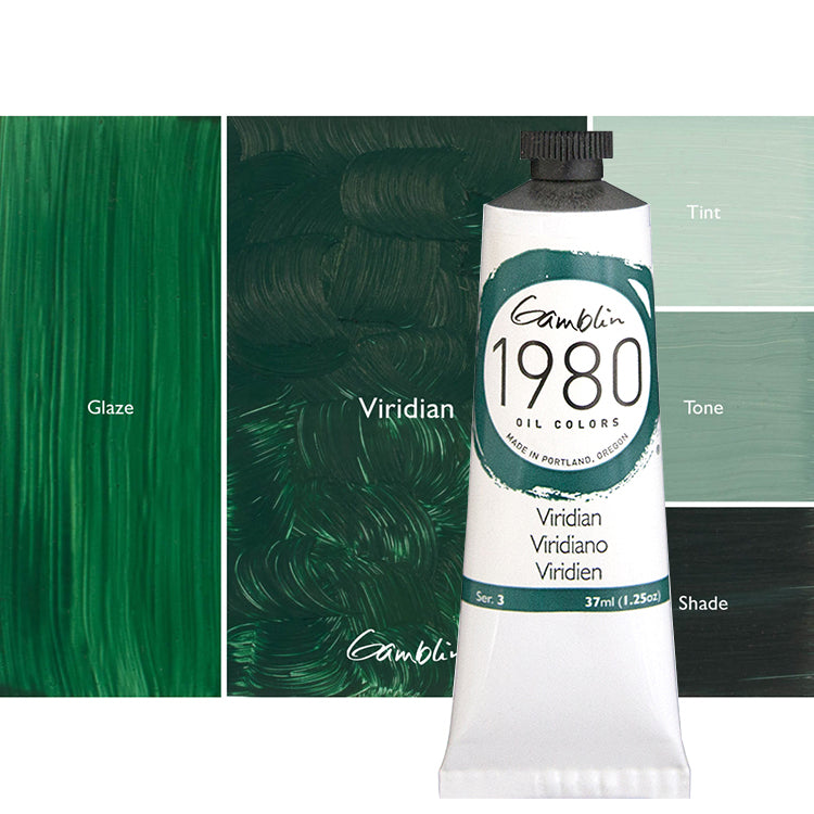 Gamblin 1980 Oil 37Ml Viridian