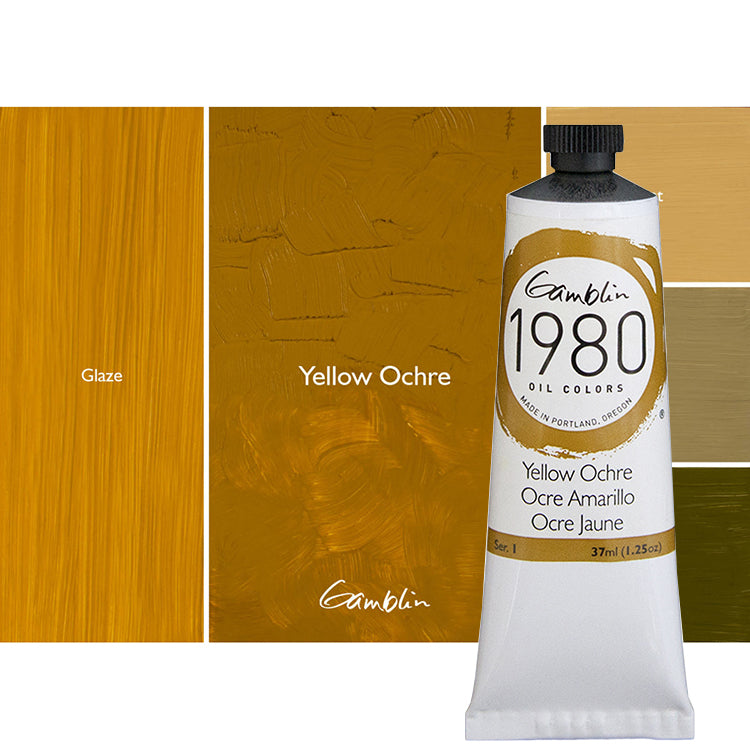 Gamblin 1980 Oil 37Ml Yellow Ochre