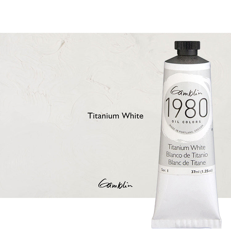 Gamblin 1980 Oil 37Ml Titanium White