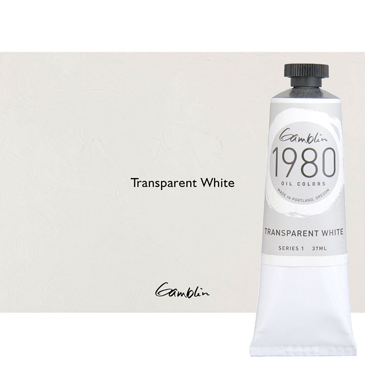 Gamblin 1980 Oil 37Ml Transparent White
