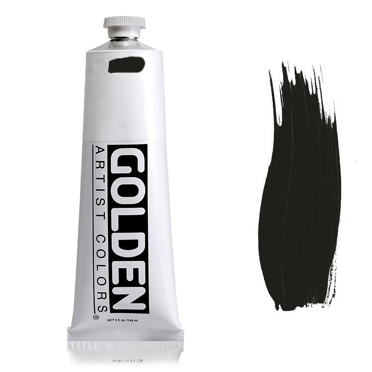 Golden Heavy Body Acrylic Carbon Black 5oz ⚠️