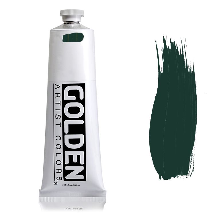 Golden Heavy Body Acrylic Jenkins Green 5oz ⚠️