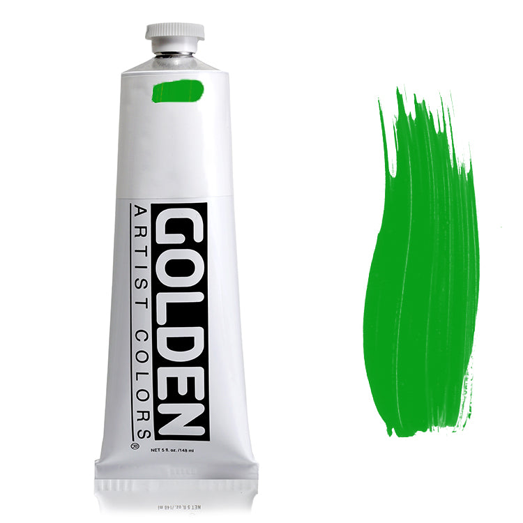 Golden Heavy Body Acrylic Permanent Green Light 5oz