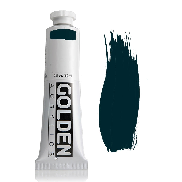 Golden Heavy Body Acrylic Phthalo Green Blue Shade 5oz